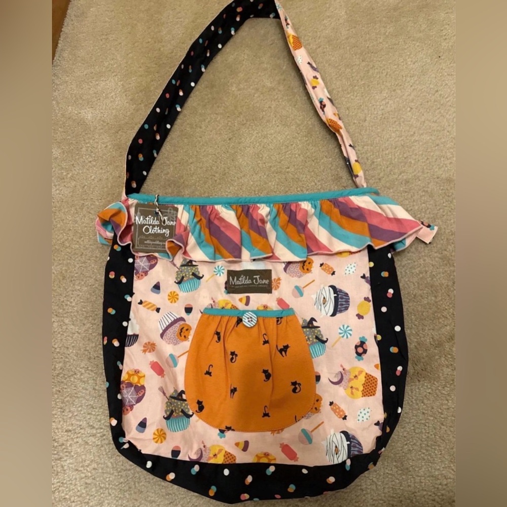 Matilda Jane Colorful Halloween treat bag NWT